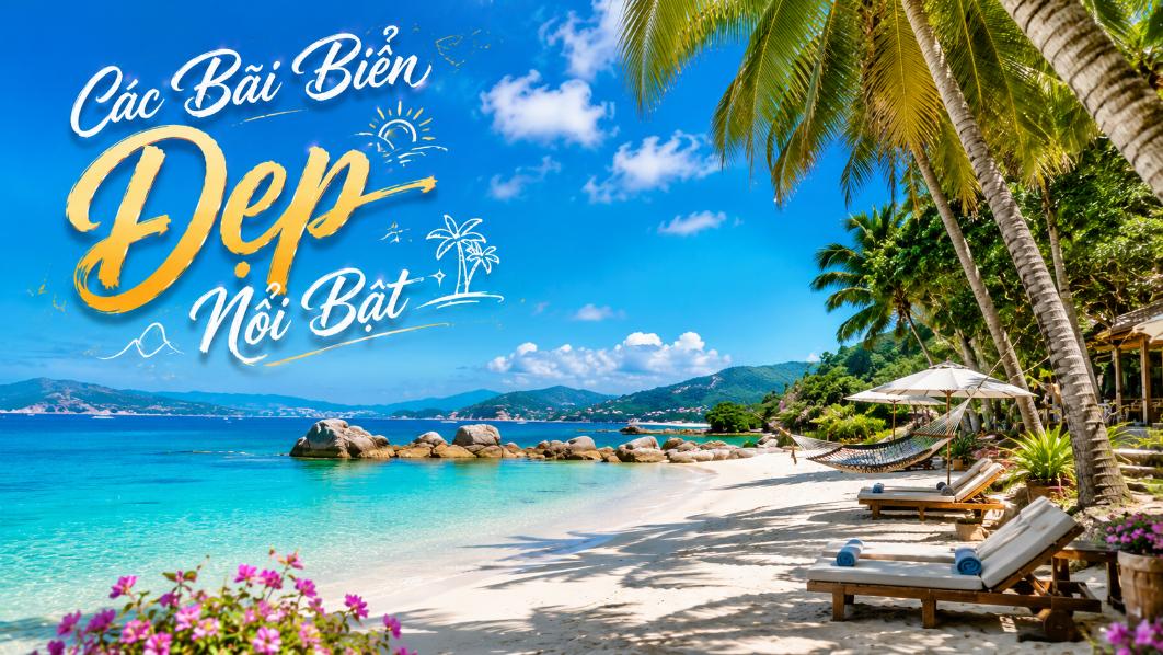 Các bãi biển đẹp nổi bật