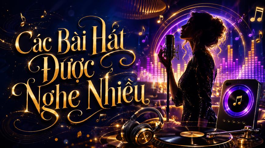 Các bài hát được nghe nhiều