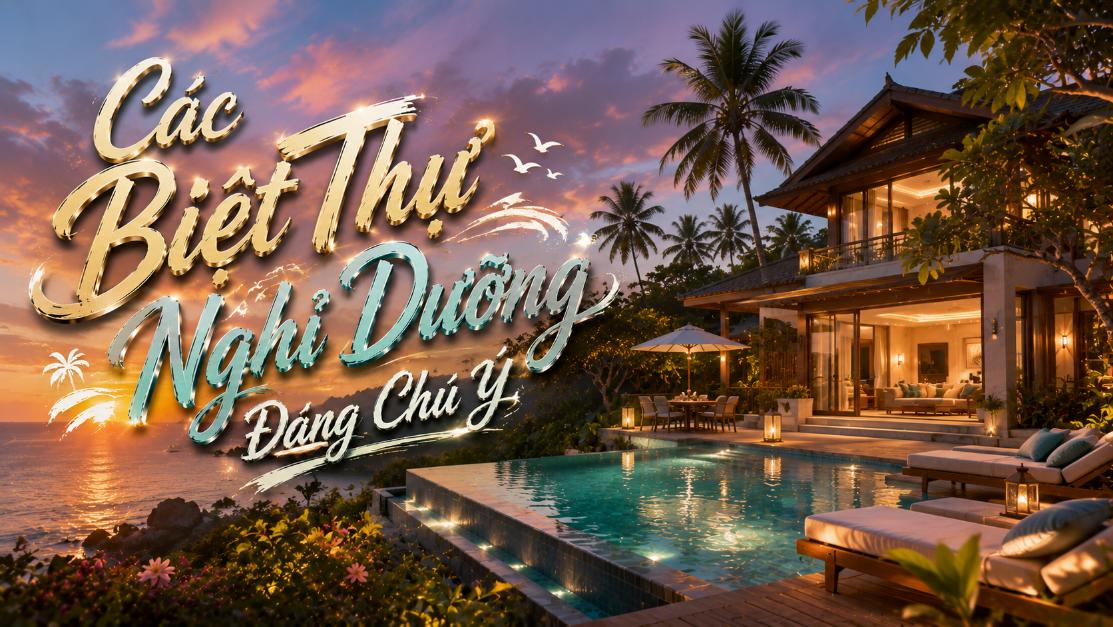 Các biệt thự nghỉ dưỡng đáng chú ý
