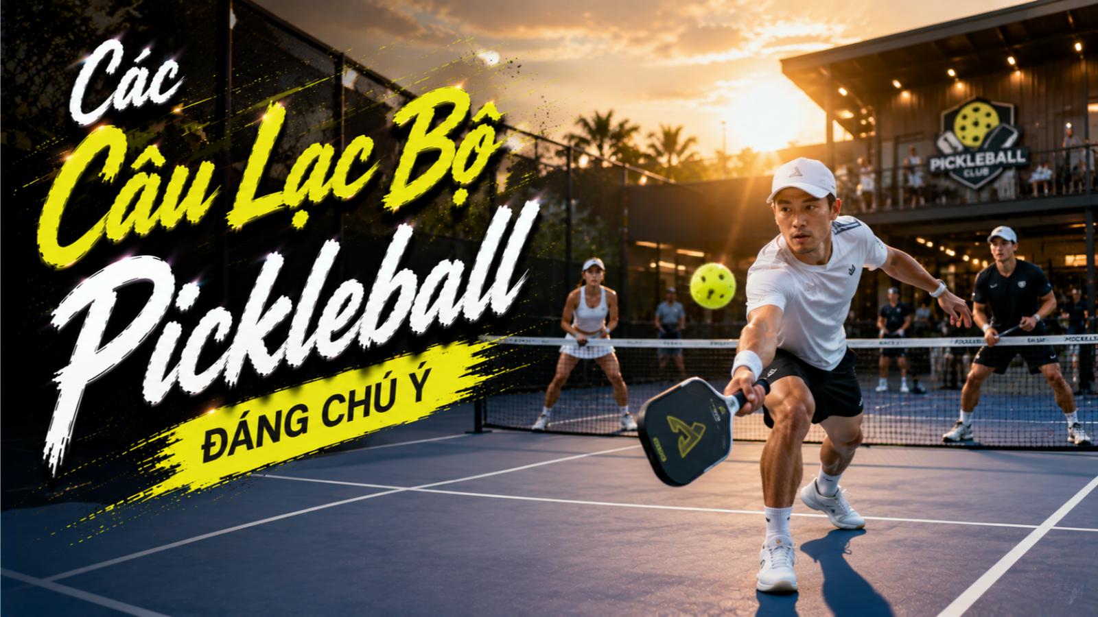 Các câu lạc bộ pickleball đáng chú ý
