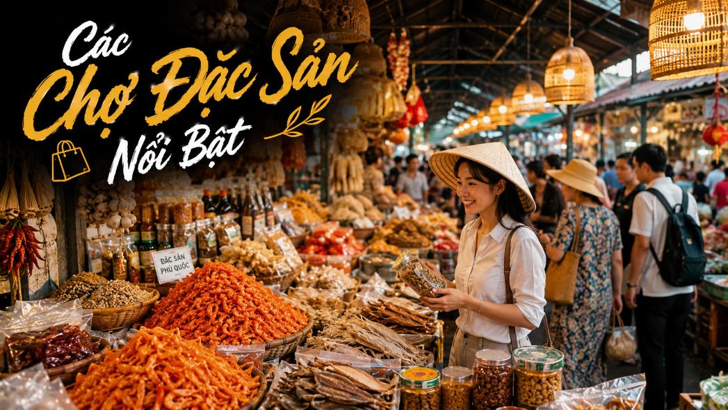 Các chợ đặc sản nổi bật