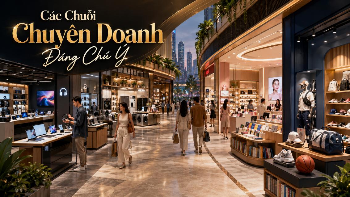 Các chuỗi chuyên doanh đáng chú ý