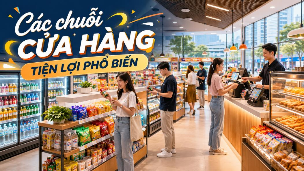 Các chuỗi cửa hàng tiện lợi phổ biến