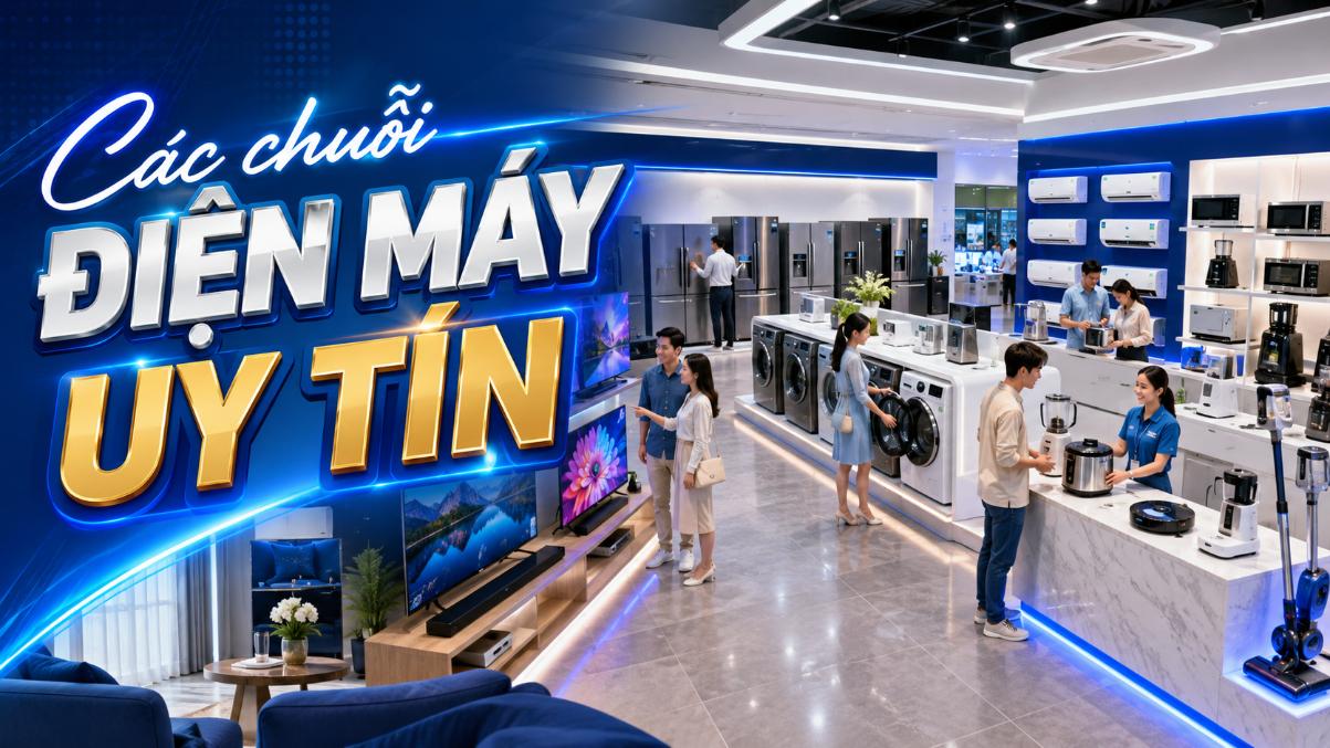 Các chuỗi điện máy uy tín