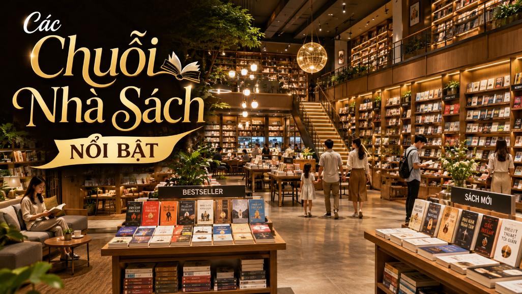 Các chuỗi nhà sách nổi bật