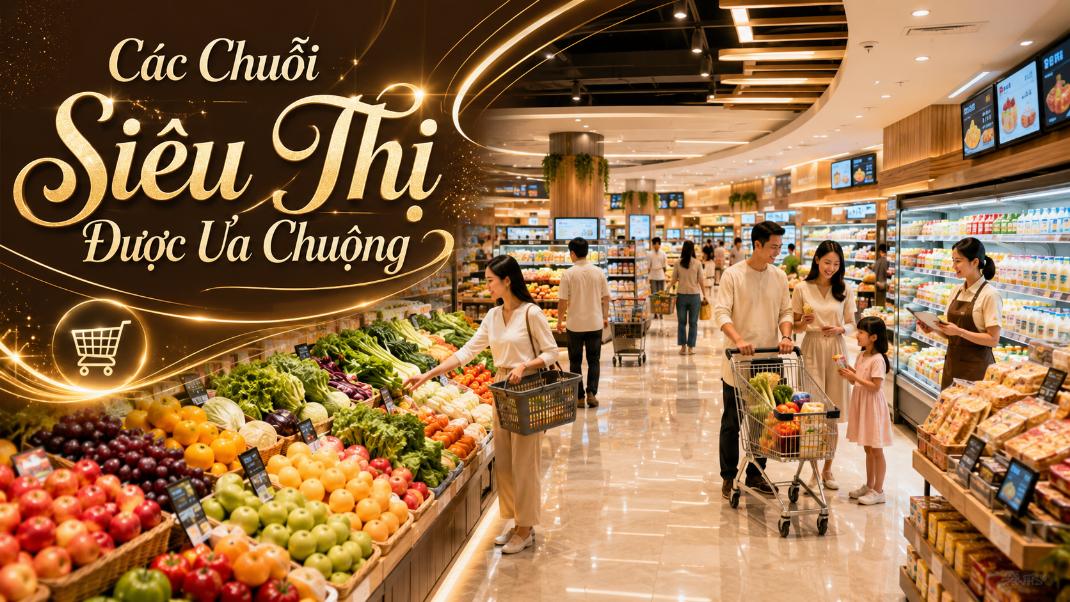 Các chuỗi siêu thị được ưa chuộng