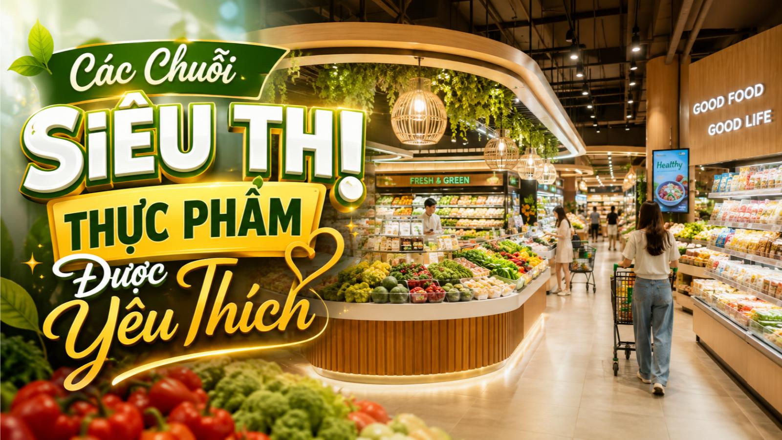 Các chuỗi siêu thị thực phẩm được yêu thích