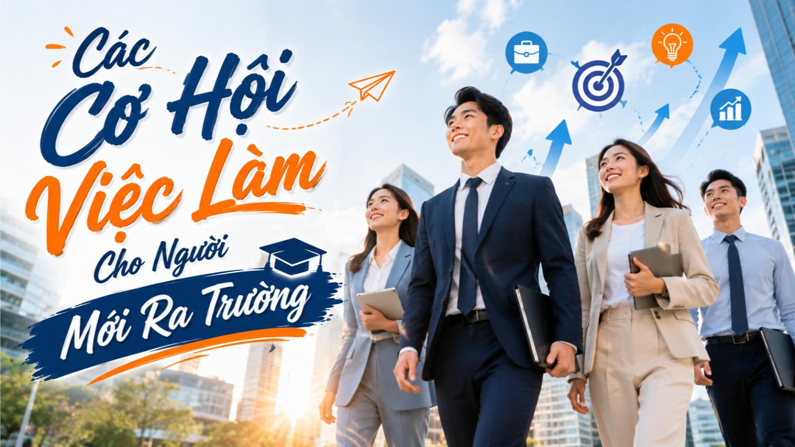 Các cơ hội việc làm cho người mới ra trường