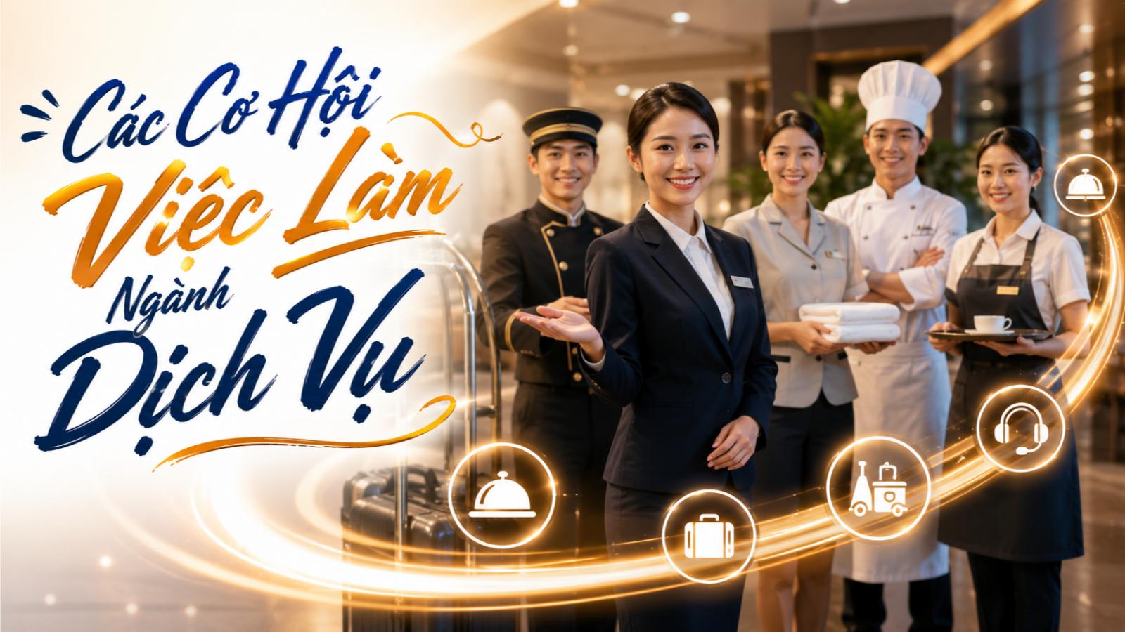 Các cơ hội việc làm ngành dịch vụ