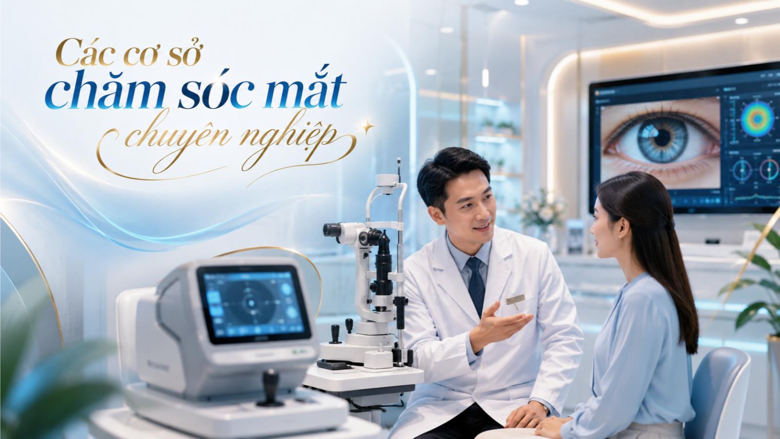 Các cơ sở chăm sóc mắt chuyên nghiệp