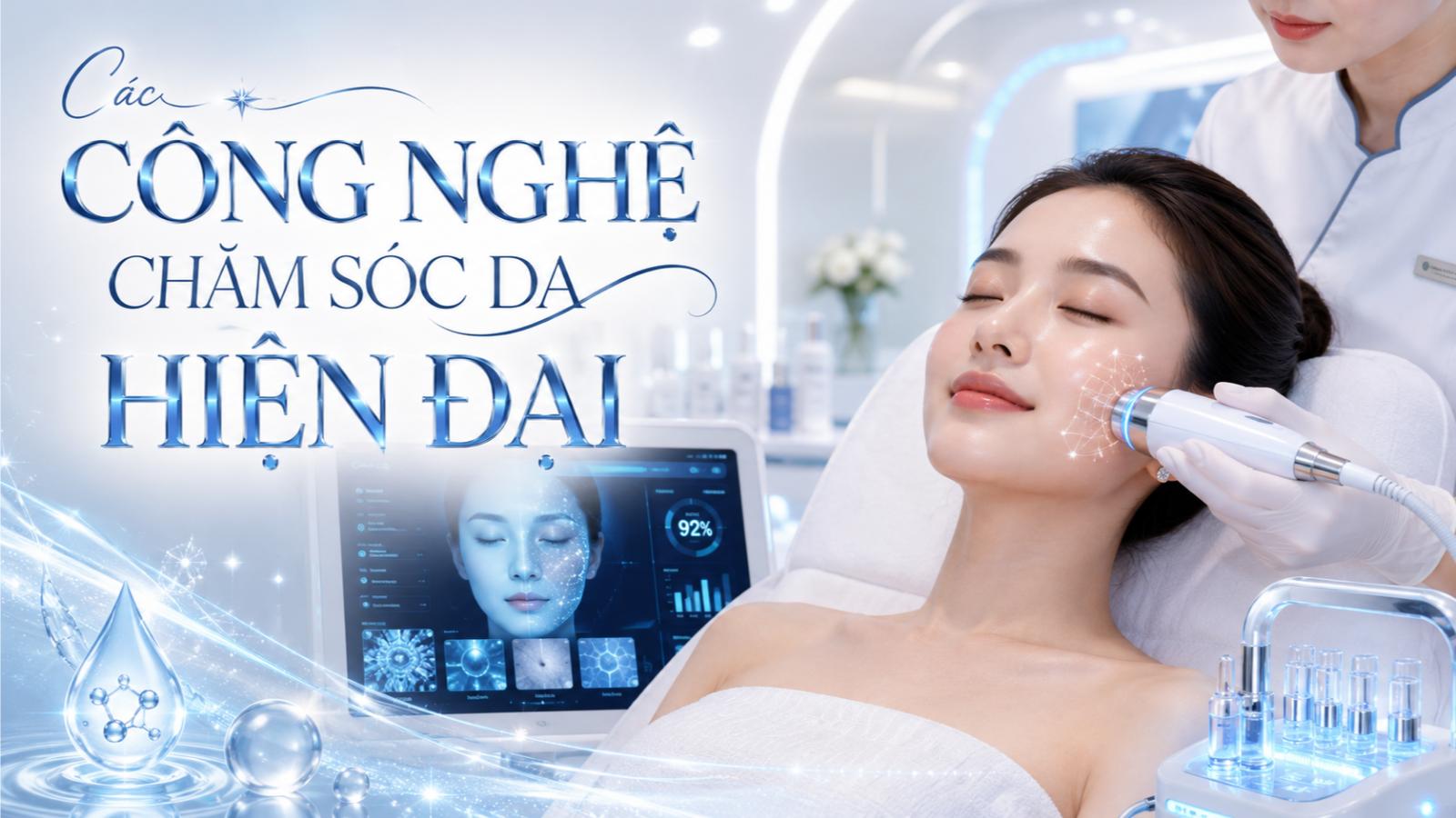 Các công nghệ chăm sóc da hiện đại