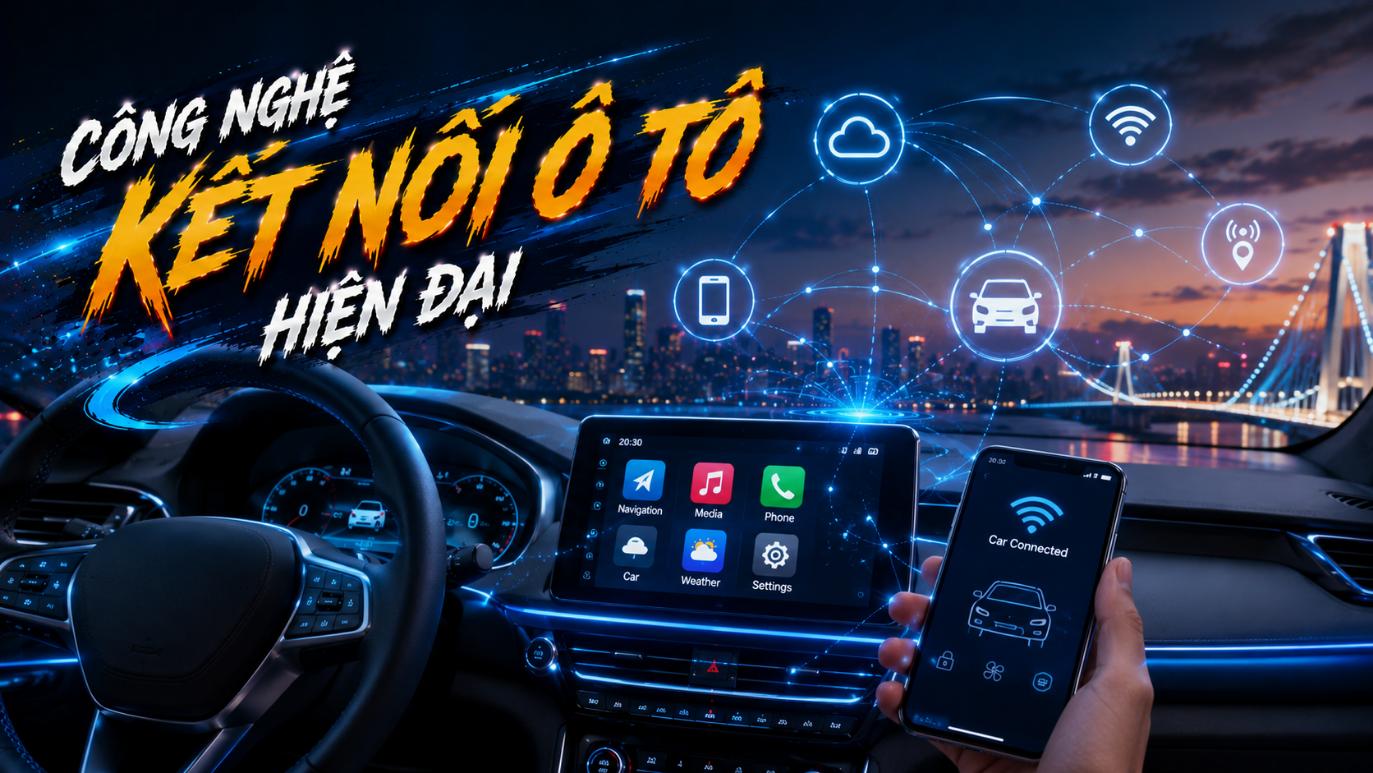 Các công nghệ kết nối ô tô hiện đại