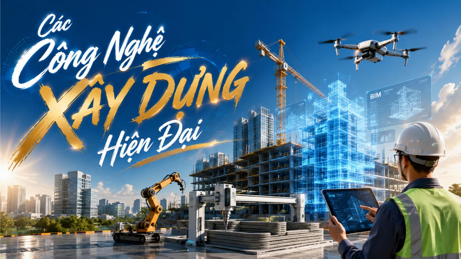 Các công nghệ xây dựng hiện đại