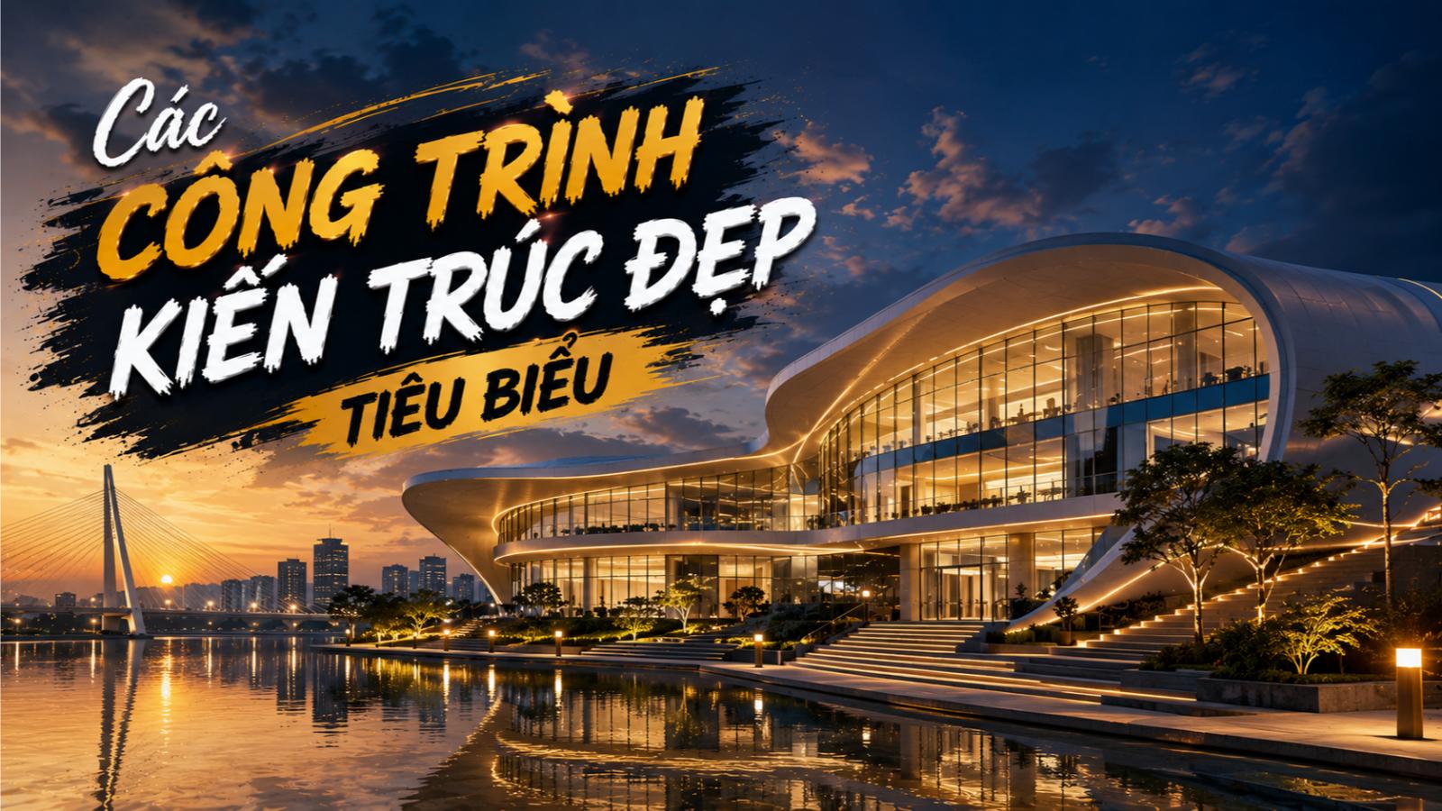 Các công trình kiến trúc đẹp tiêu biểu