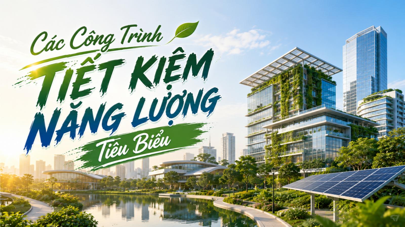Các công trình tiết kiệm năng lượng tiêu biểu