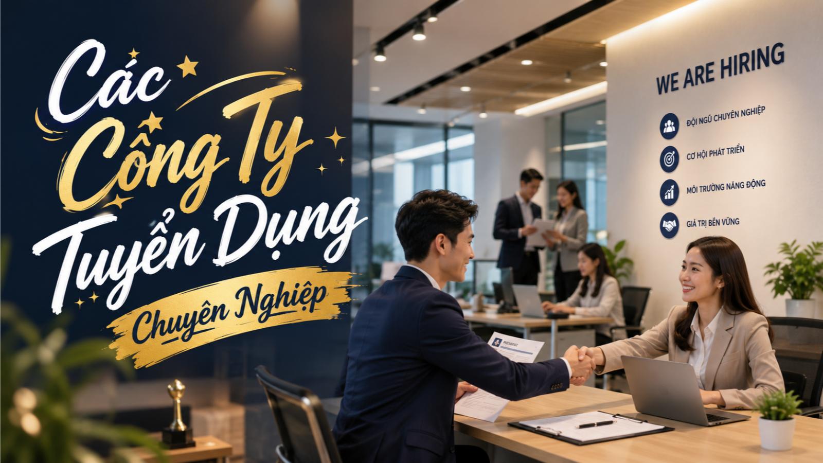 Các công ty tuyển dụng chuyên nghiệp