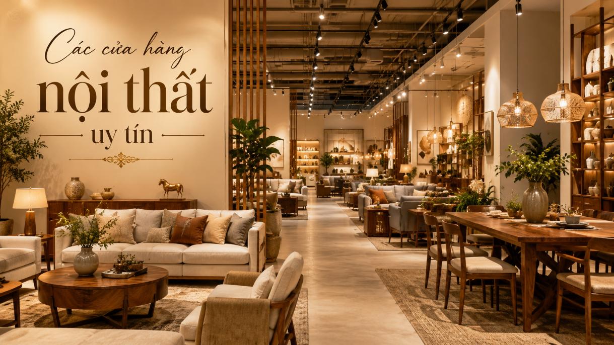 Các cửa hàng nội thất uy tín