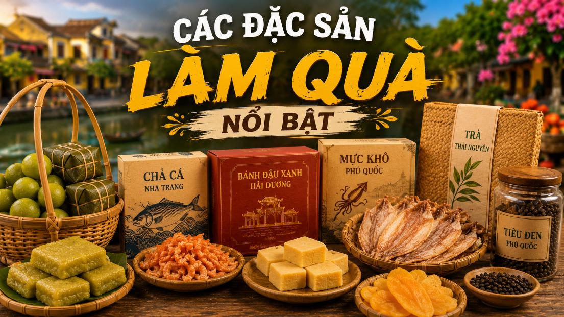 Các Đặc Sản Làm Quà Nổi Bật