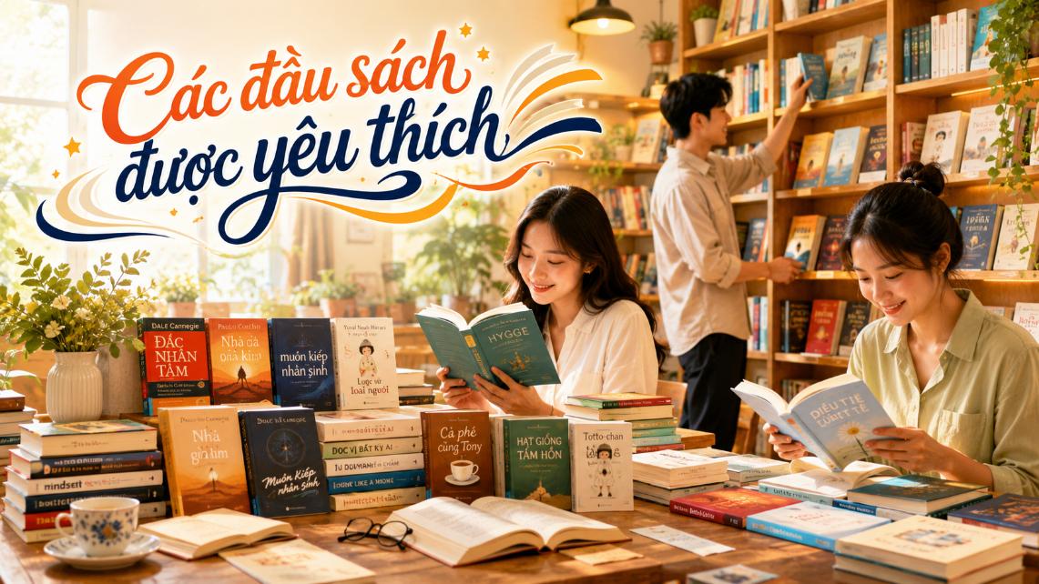 Các đầu sách được yêu thích