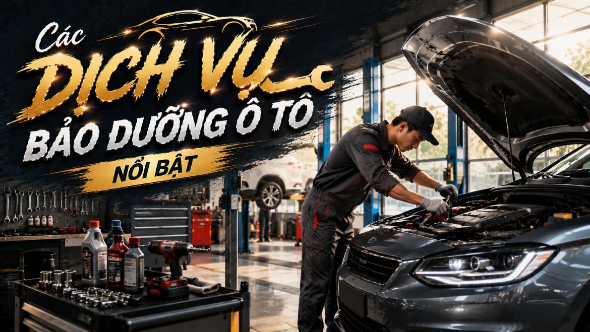 Các dịch vụ bảo dưỡng ô tô nổi bật