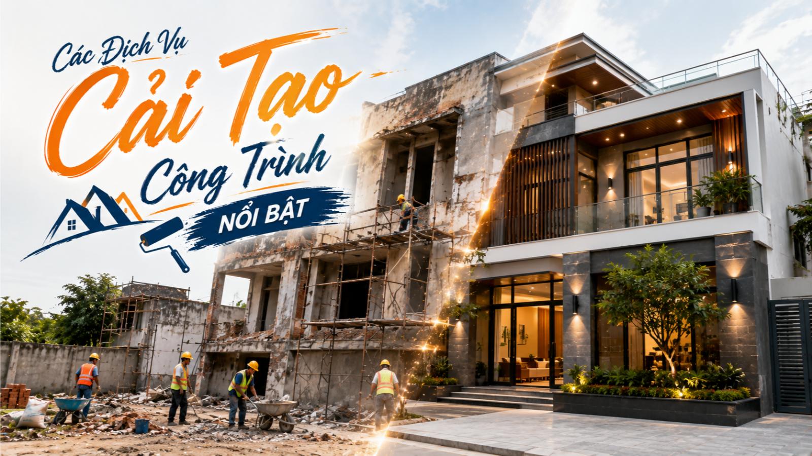 Các dịch vụ cải tạo công trình nổi bật