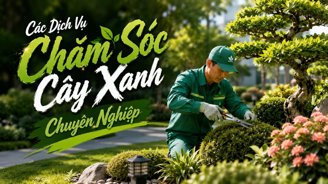 Các dịch vụ chăm sóc cây xanh chuyên nghiệp