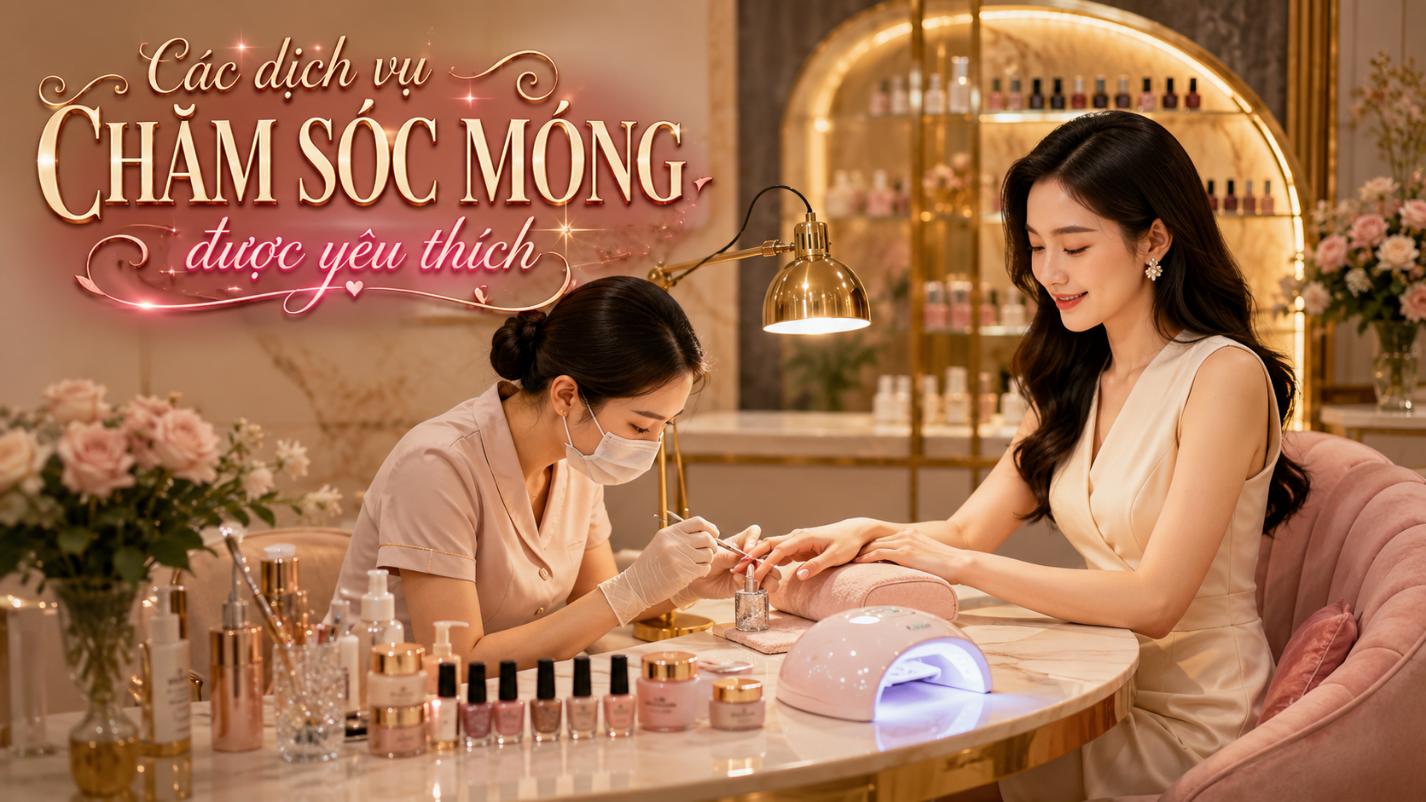 Các dịch vụ chăm sóc móng được yêu thích
