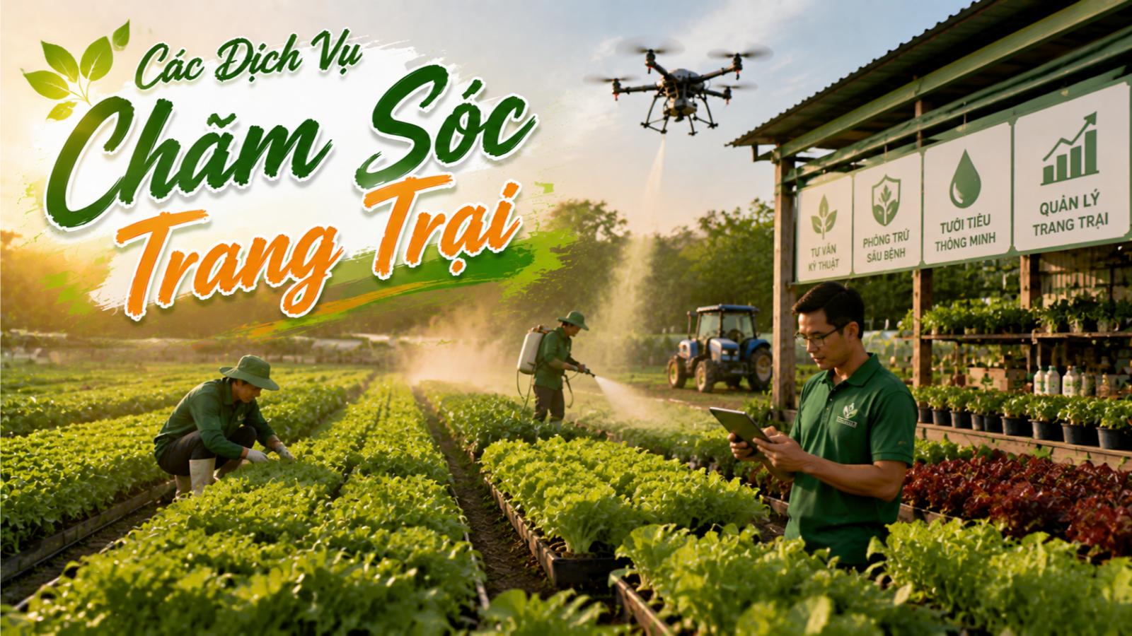 Các dịch vụ chăm sóc trang trại
