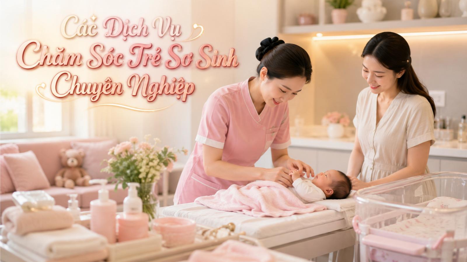 Các dịch vụ chăm sóc trẻ sơ sinh chuyên nghiệp