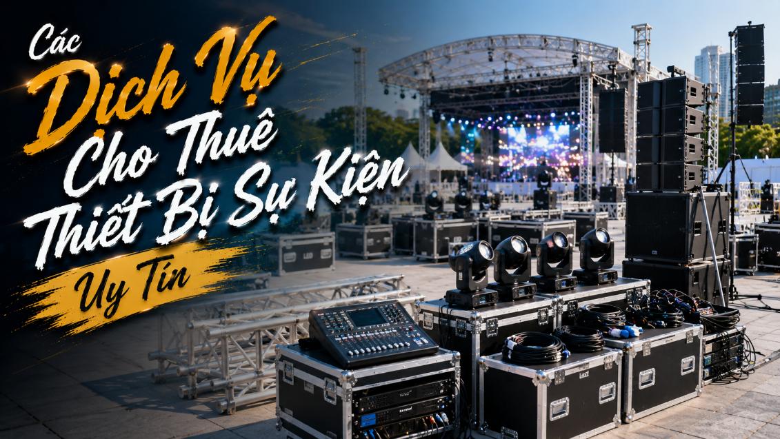 Các dịch vụ cho thuê thiết bị sự kiện uy tín