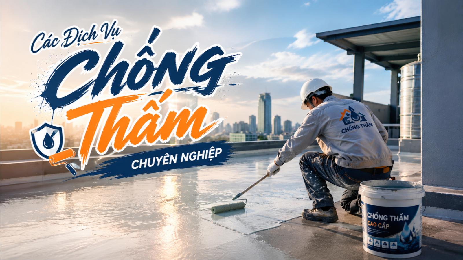 Các dịch vụ chống thấm chuyên nghiệp