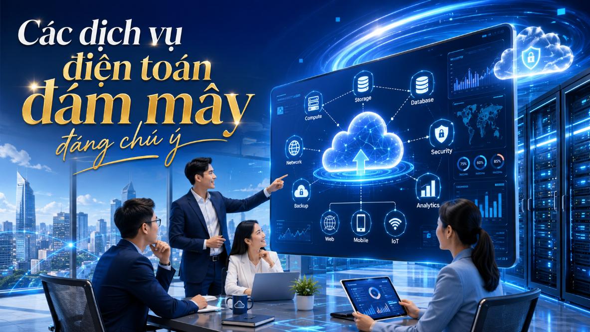 Các dịch vụ điện toán đám mây đáng chú ý