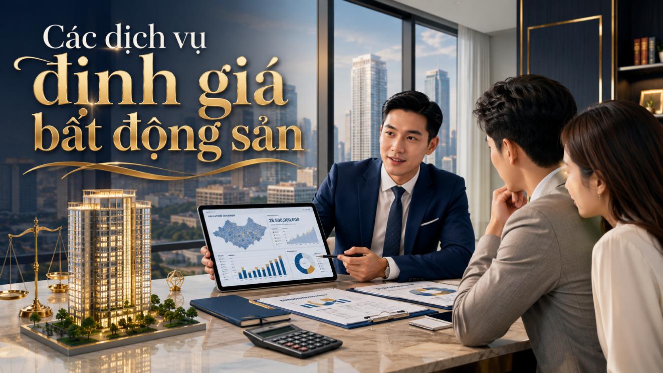 Các dịch vụ định giá bất động sản