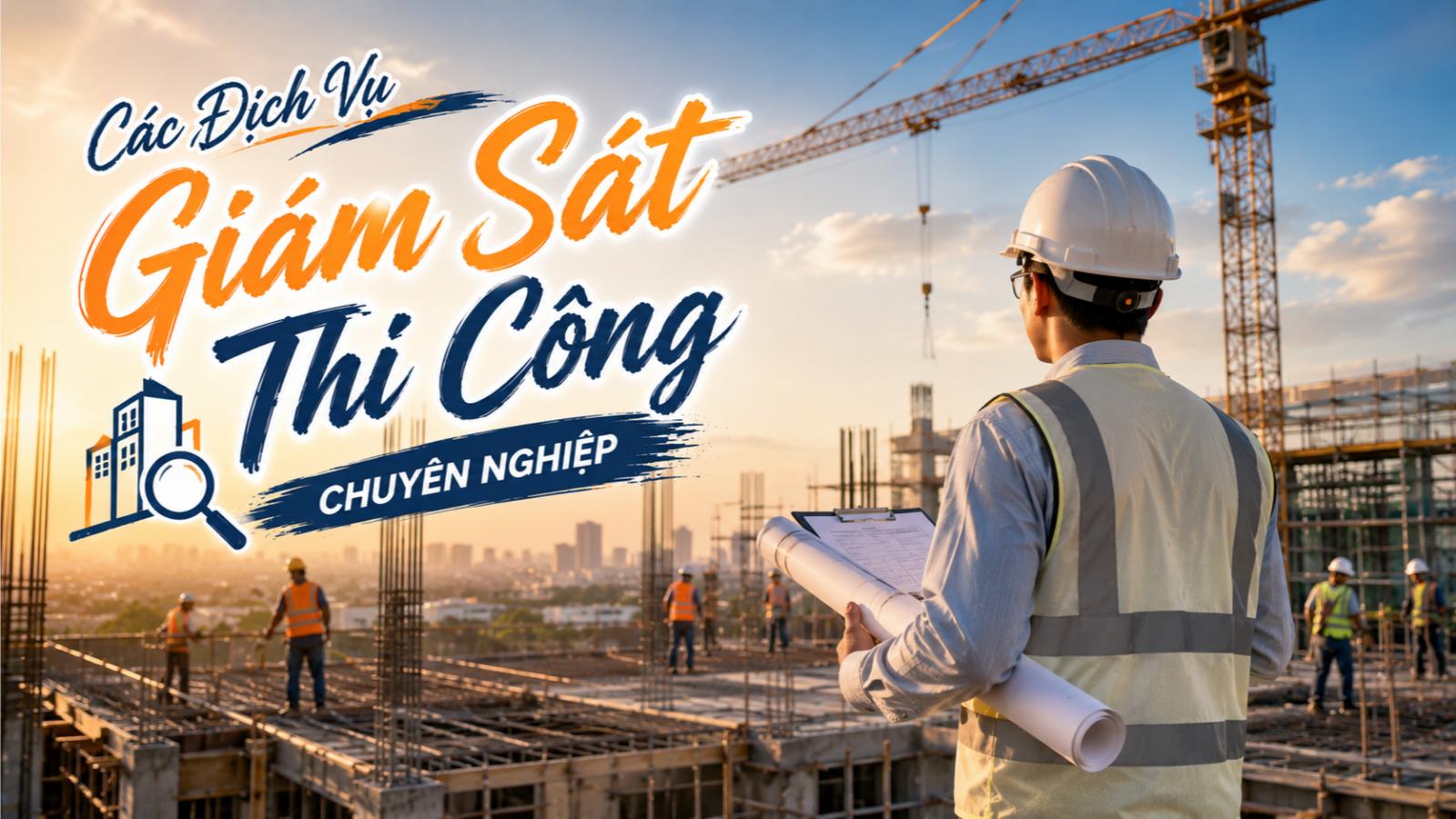 Các dịch vụ giám sát thi công chuyên nghiệp