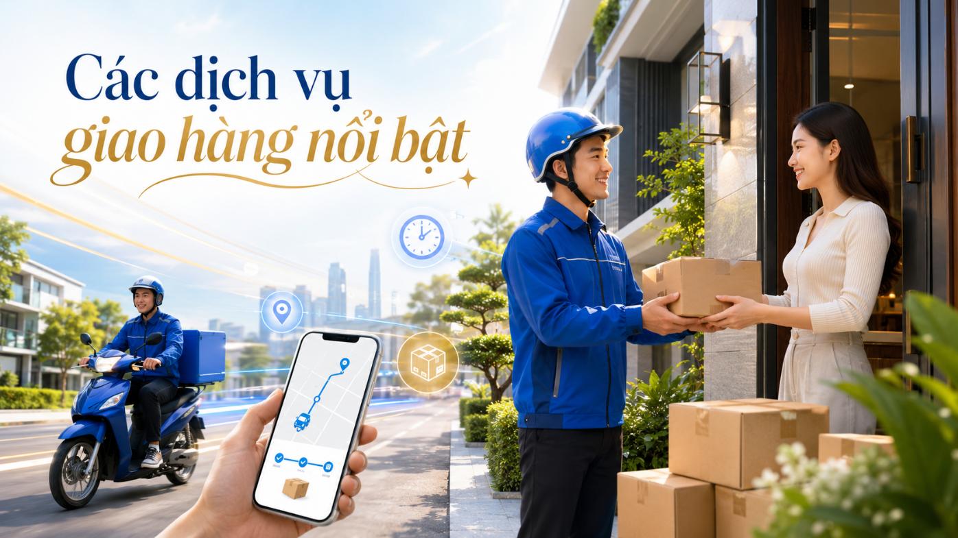 Các dịch vụ giao hàng nổi bật