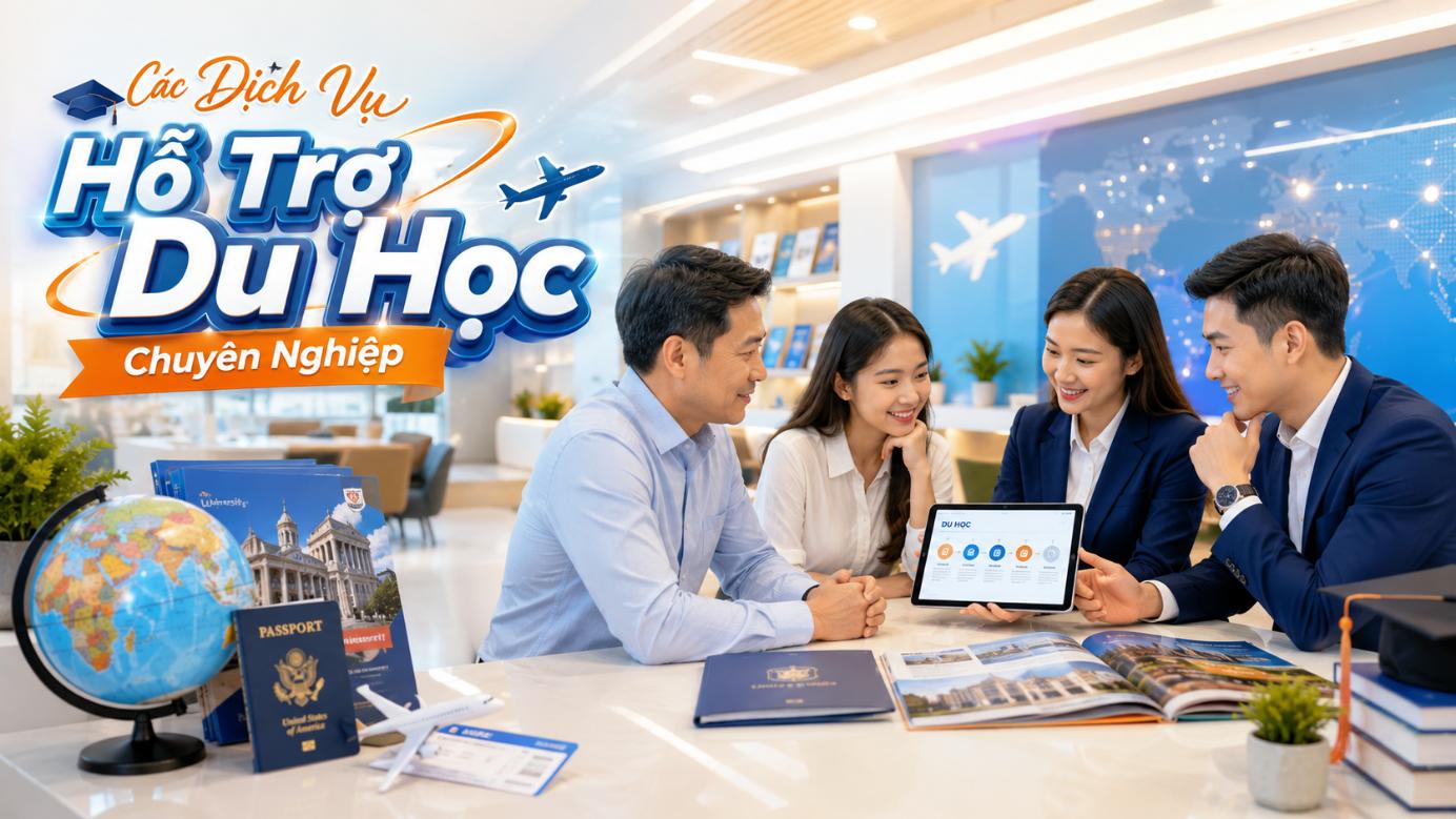 Các dịch vụ hỗ trợ du học chuyên nghiệp