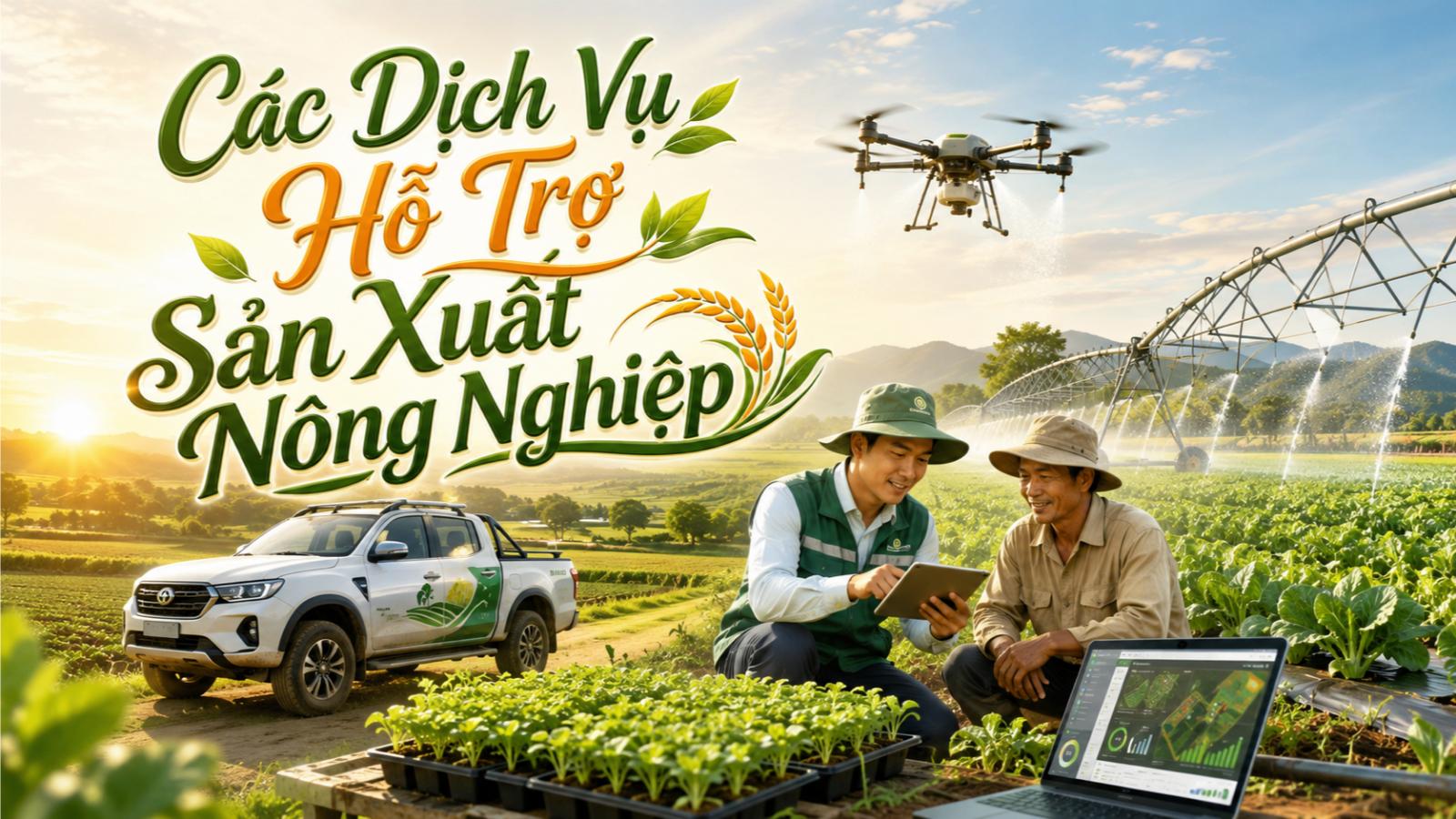 Các dịch vụ hỗ trợ sản xuất nông nghiệp