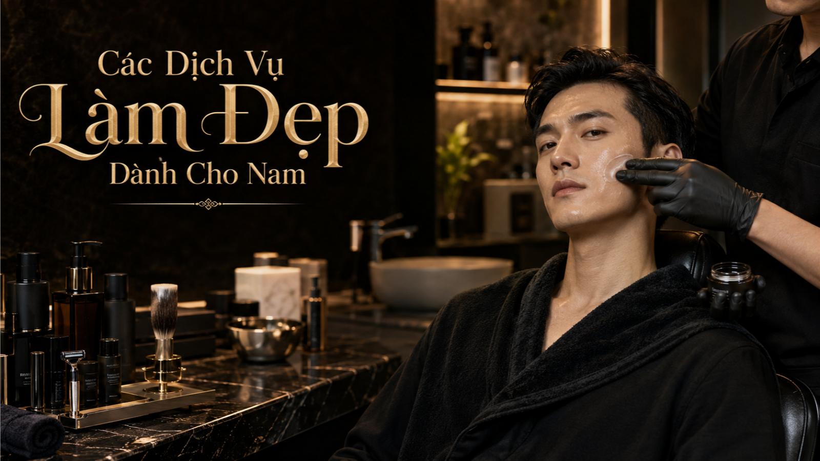Các dịch vụ làm đẹp dành cho nam