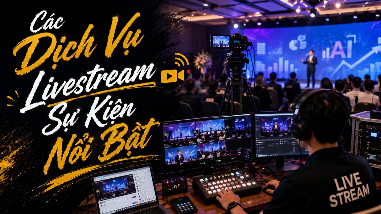 Các dịch vụ livestream sự kiện nổi bật