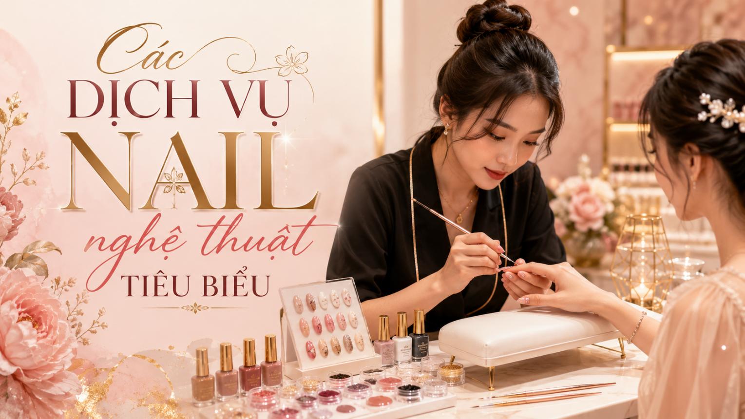 Các dịch vụ nail nghệ thuật tiêu biểu