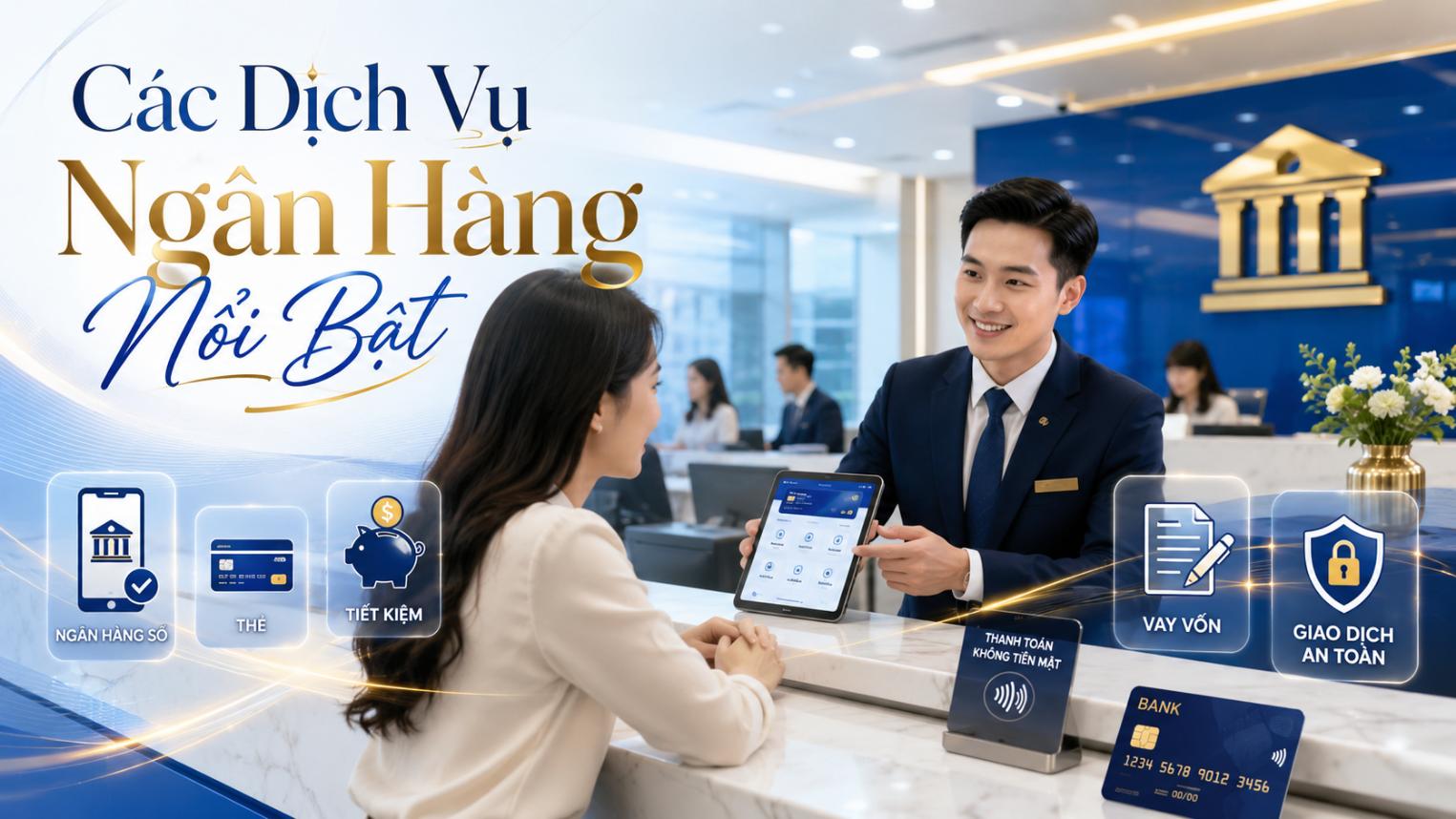 Các dịch vụ ngân hàng nổi bật