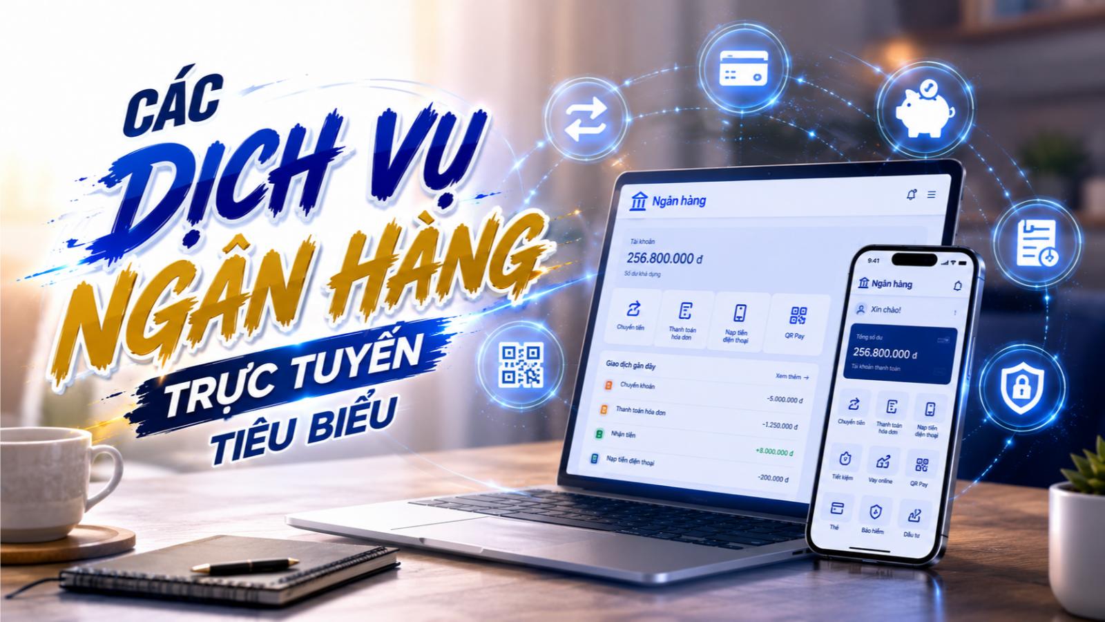 Các dịch vụ ngân hàng trực tuyến tiêu biểu