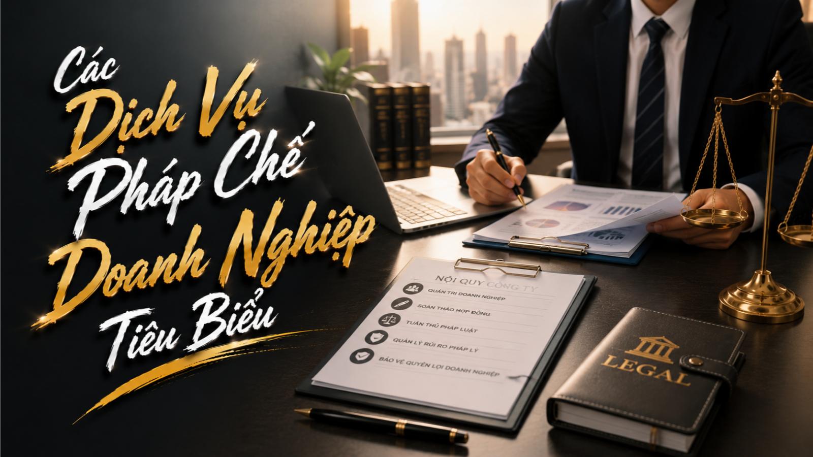 Các dịch vụ pháp chế doanh nghiệp tiêu biểu
