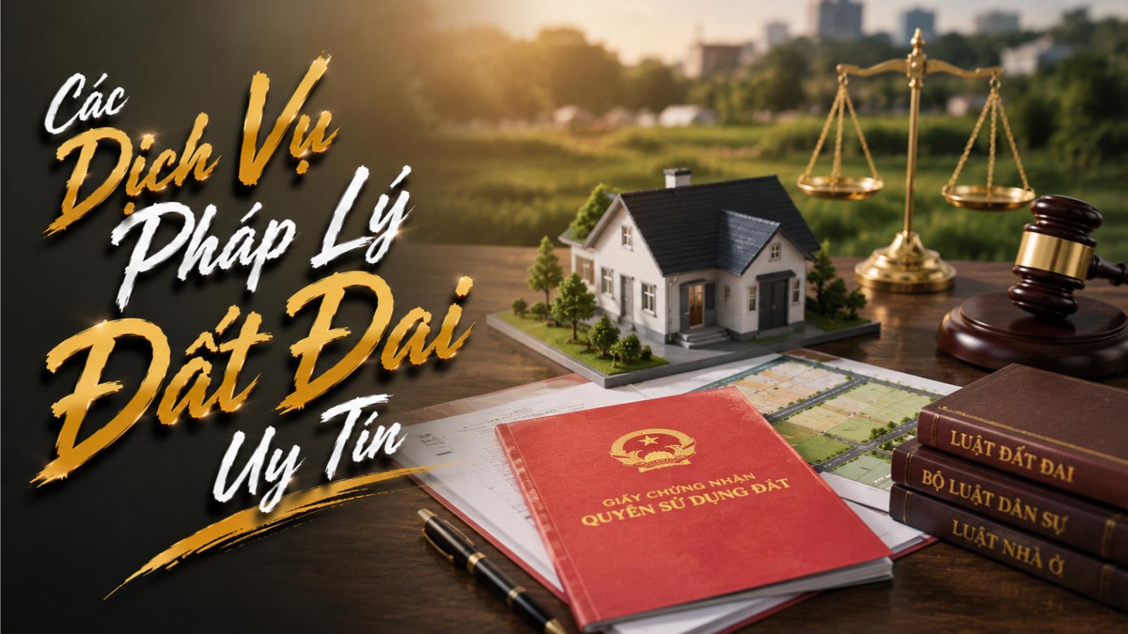Các dịch vụ pháp lý đất đai uy tín