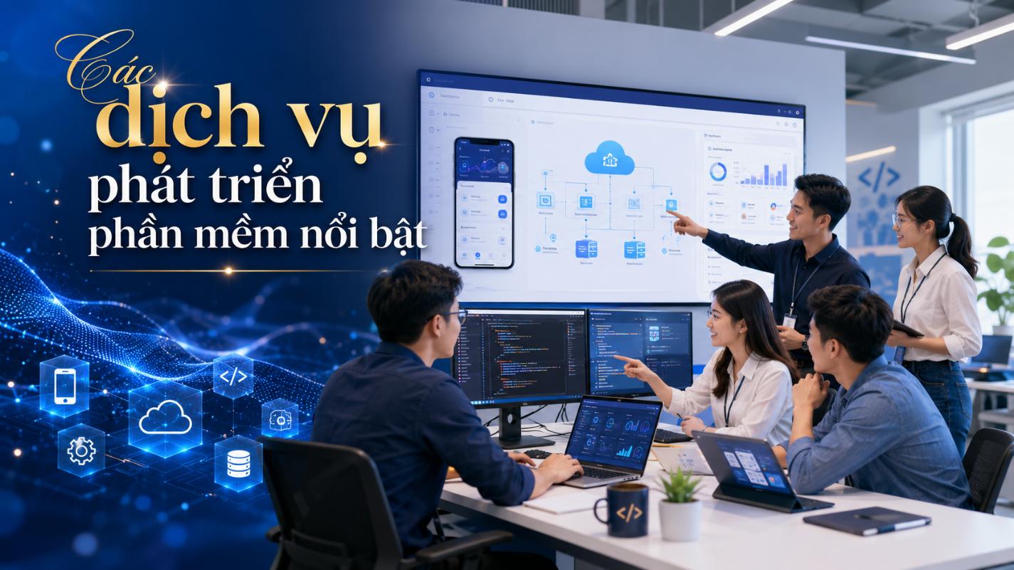 Các dịch vụ phát triển phần mềm nổi bật