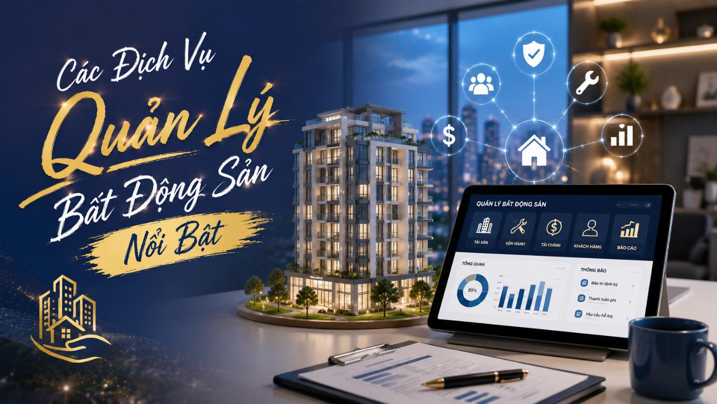 Các dịch vụ quản lý bất động sản nổi bật