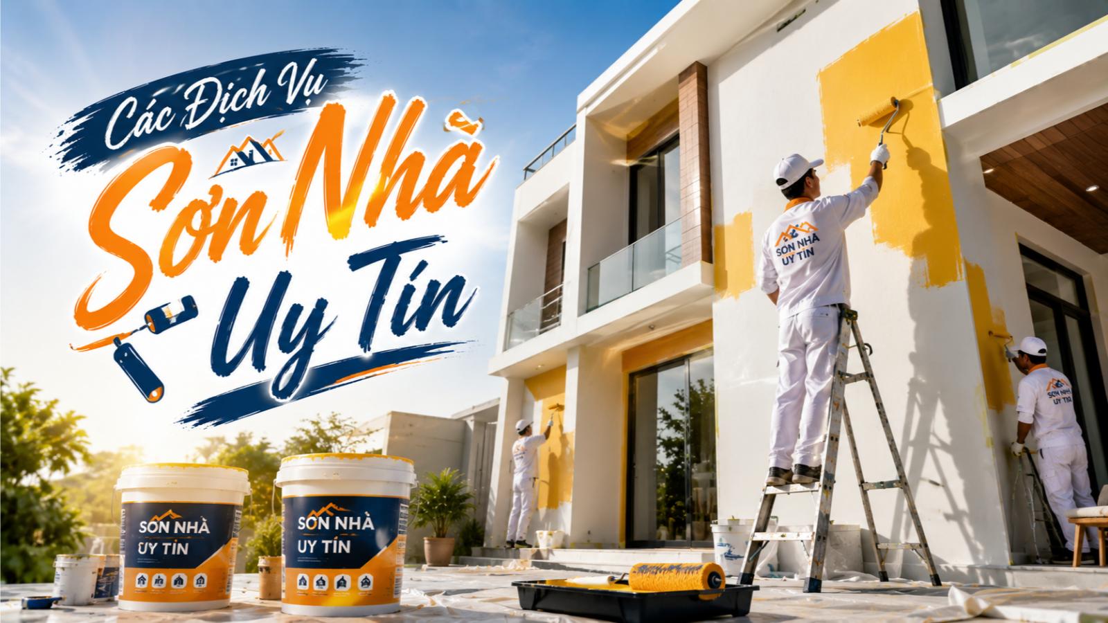 Các dịch vụ sơn nhà uy tín