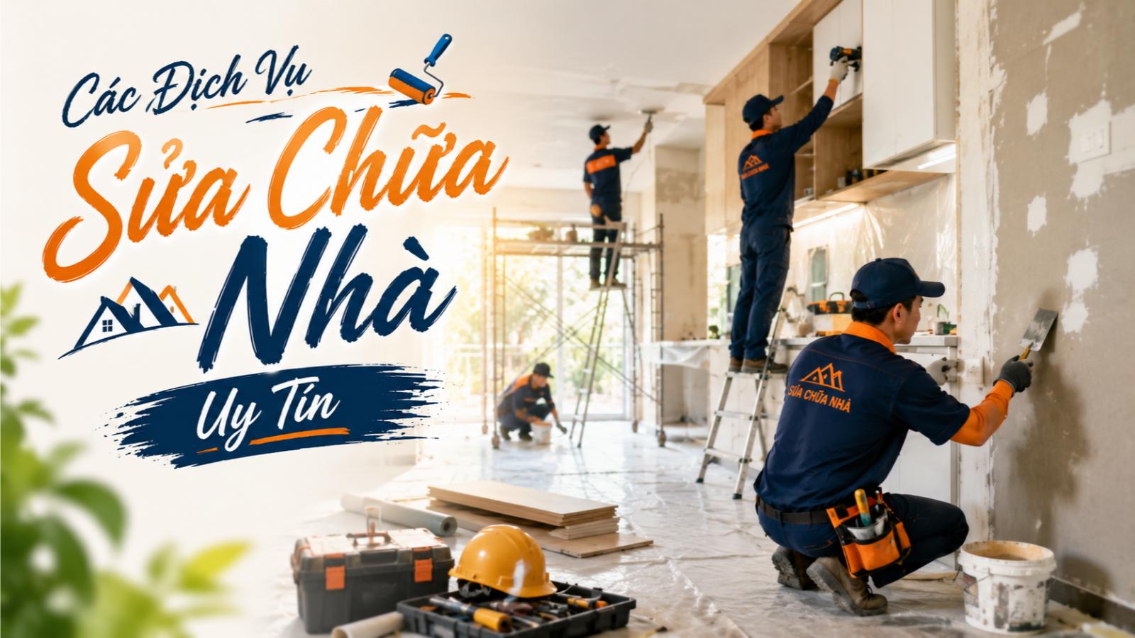 Các dịch vụ sửa chữa nhà uy tín