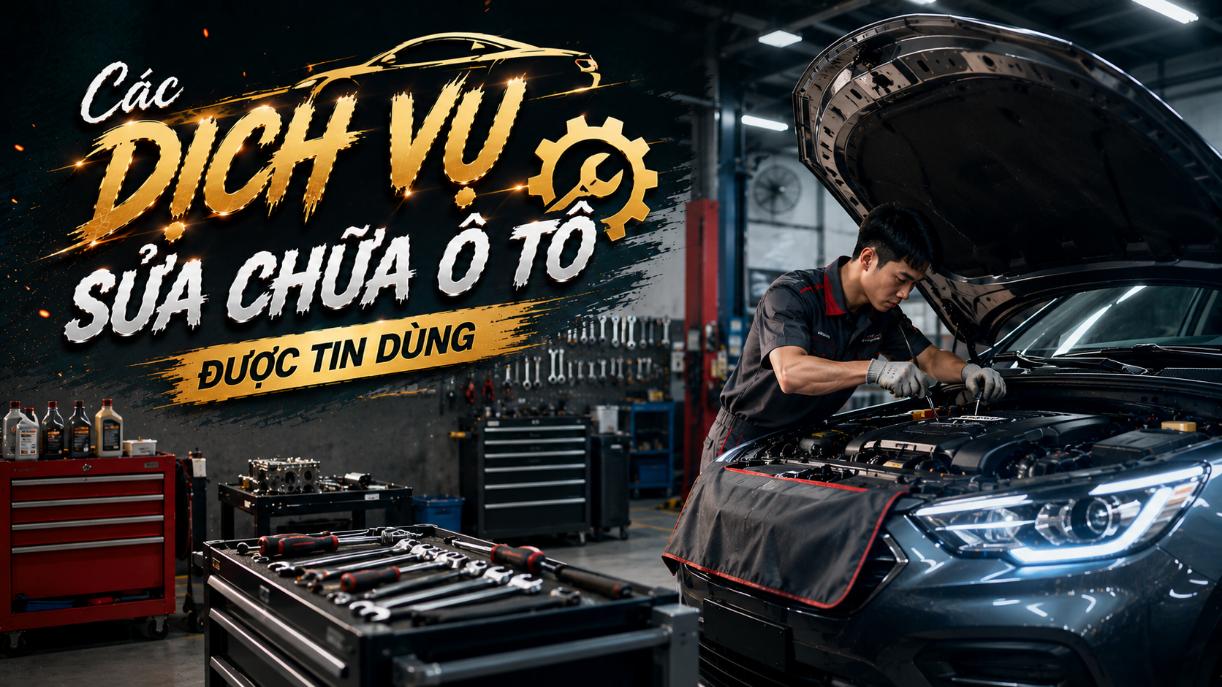 Các dịch vụ sửa chữa ô tô được tin dùng