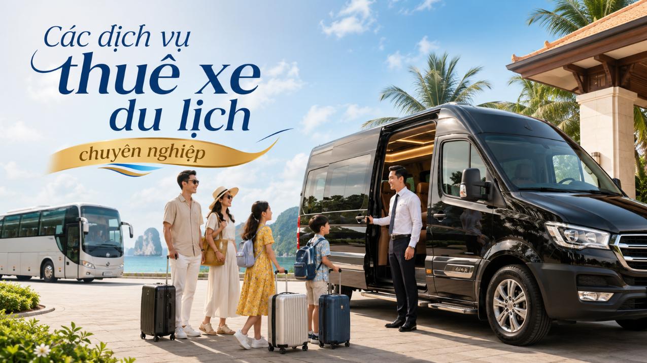 Các dịch vụ thuê xe du lịch chuyên nghiệp